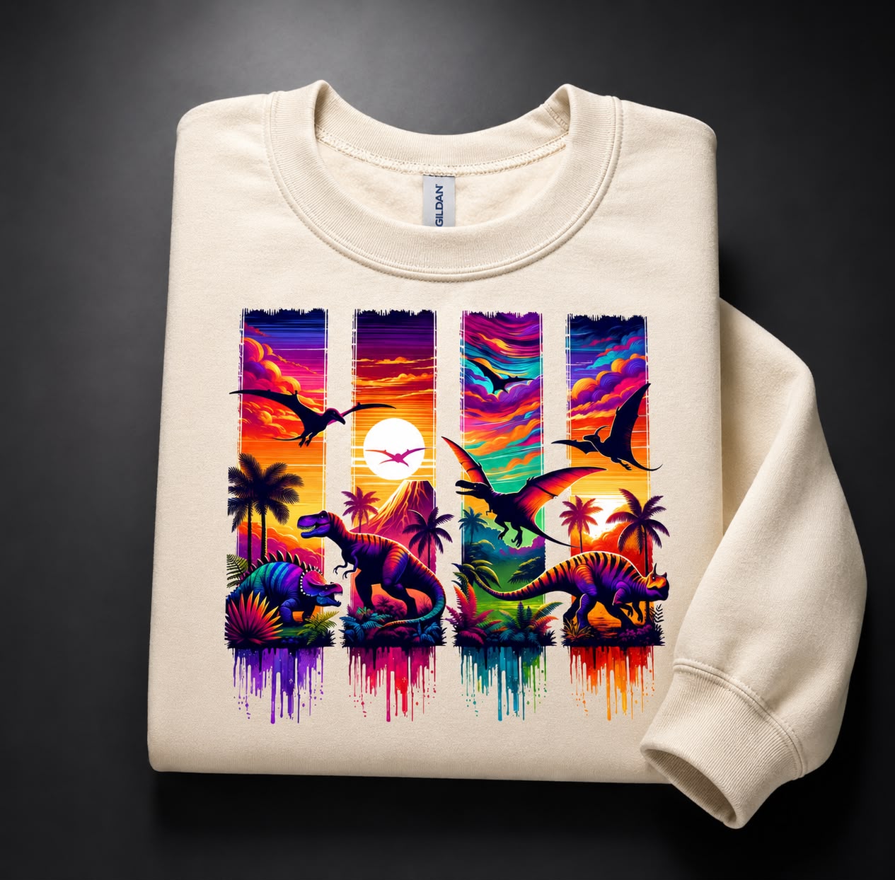Custom Crewneck Print Example